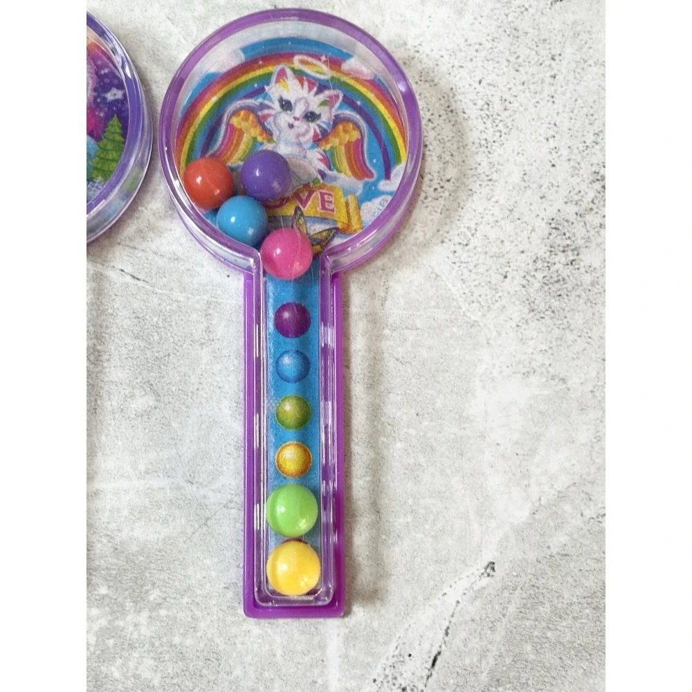 Lisa Frank Stacking Ball Puzzles Party Favors Vintage Y2K Rainbow‎ Purple